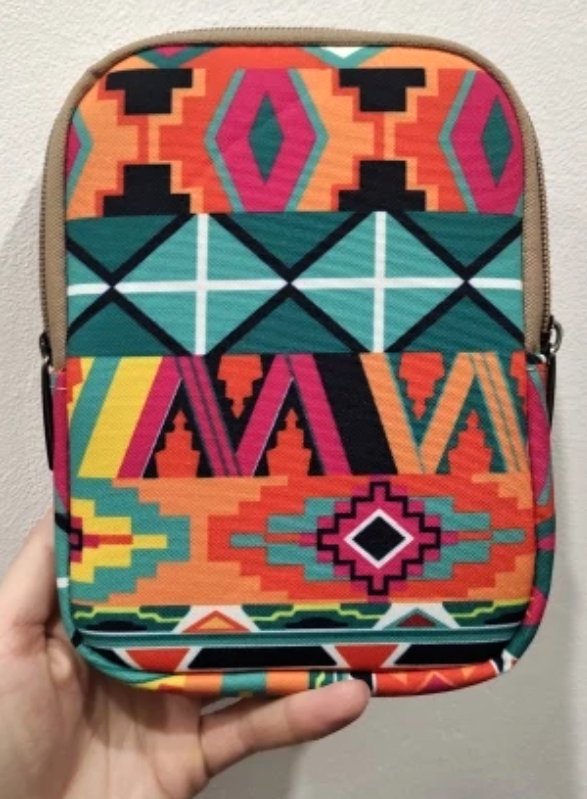 ARMORI Zipper Z077 - motív Retro Blaster - Univerzálne púzdro pre čítačky 6" - textilné, zips