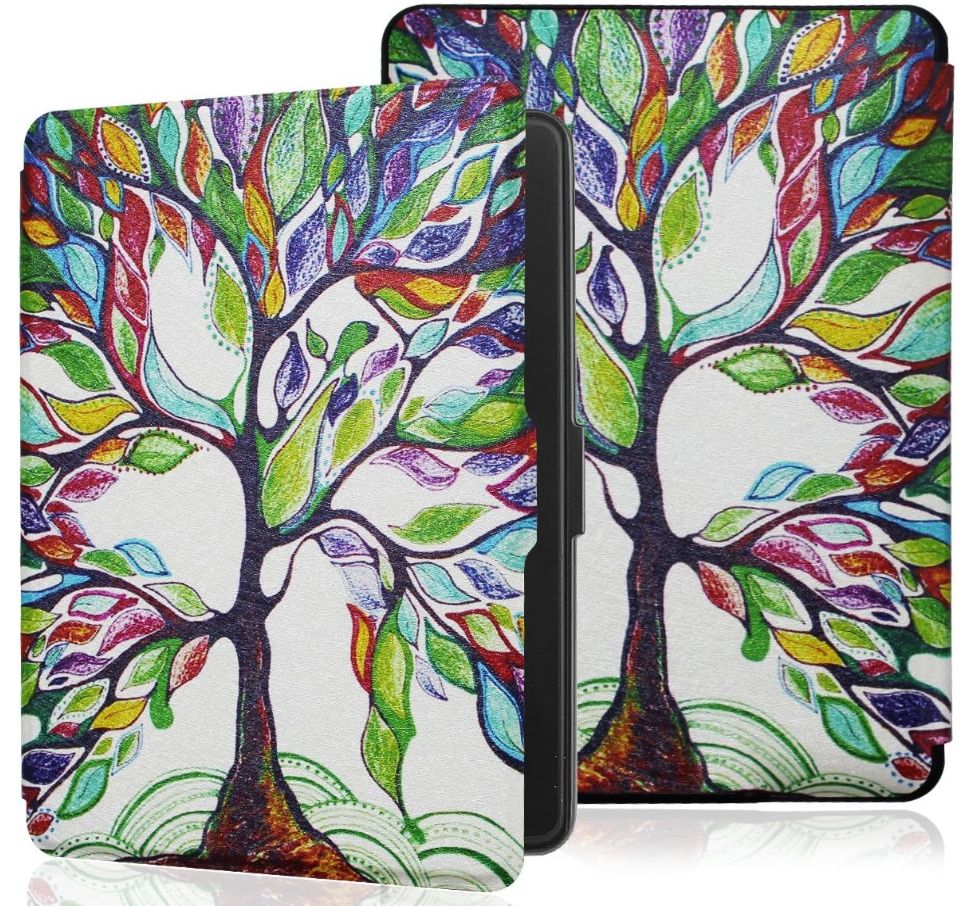 Armori Trimer T095, púzdro pre Amazon Kindle 4/5 - magnetické zatváranie, motív Tree