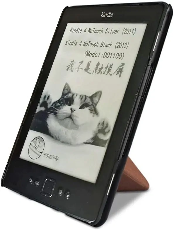 ARMORI STANDER S101, púzdro so stojanom Origami pre Amazon Kindle 4/5 - hnedé