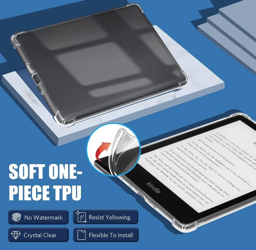 Armori Siliconer S131 - Púzdro TPU Silicone - pre Amazon Kindle Paperwhite 5 (2021) - silikónové, priehľadné