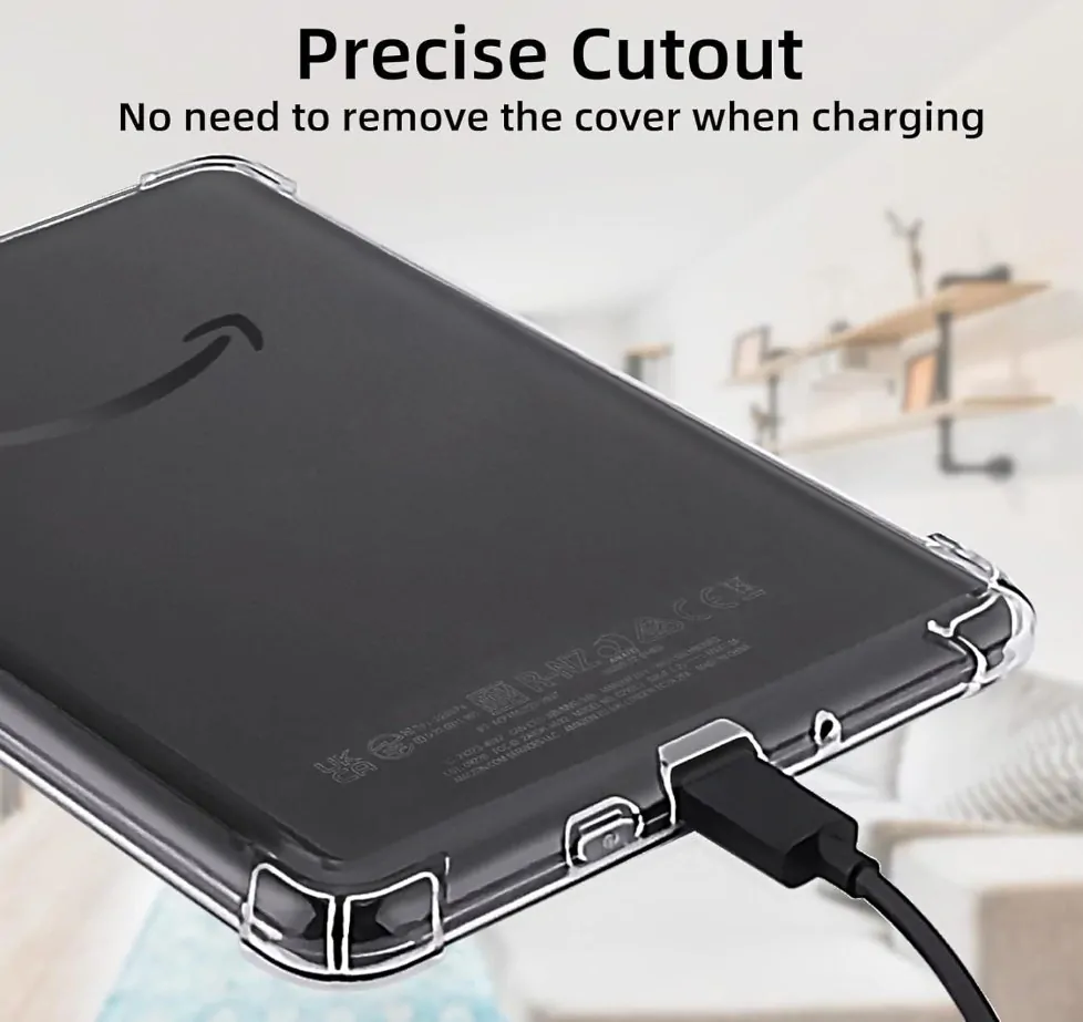 Armori Siliconer S132 - Púzdro TPU Silicone - pre Amazon Kindle 2022 - silikónové, priehľadné