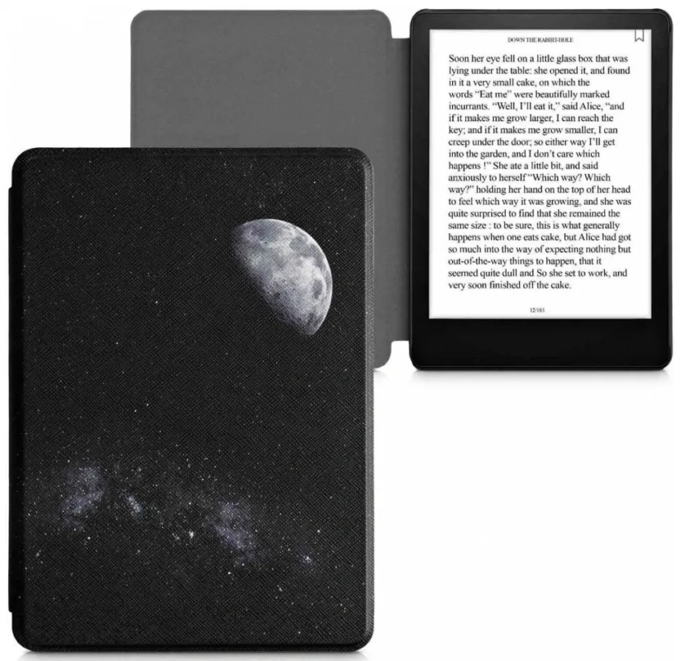 Armori Trimer T145, púzdro pre Amazon Kindle 8 (2016) - magnetické zatváranie, AutoSleep, motív Moon