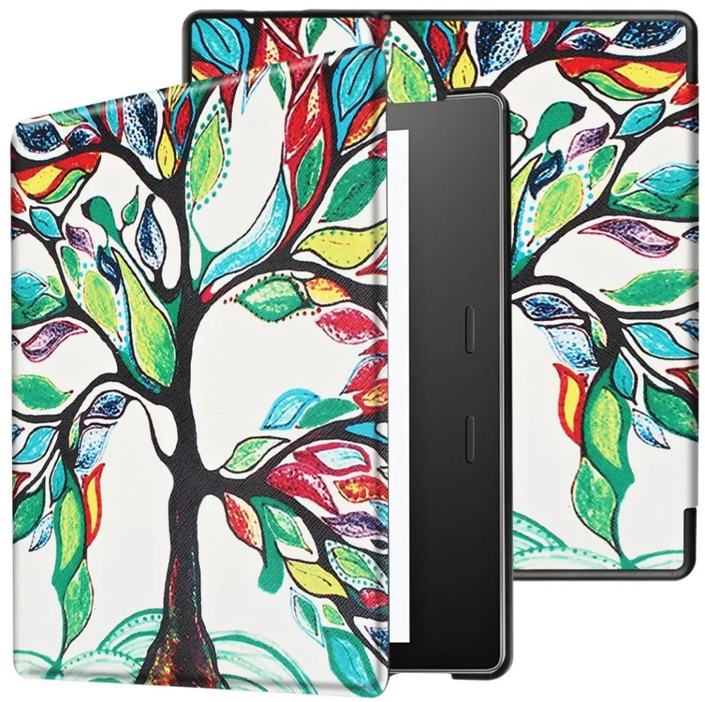 Armori Trimer T156, púzdro pre Amazon Kindle Oasis 2/3 - magnetické zatváranie, AutoSleep, motív Tree