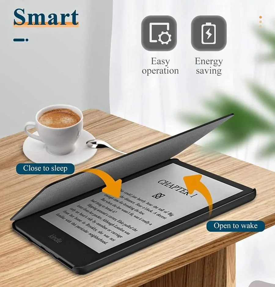 Armori Trimer T178, púzdro pre Amazon Kindle Paperwhite 5 (2021) - magnetické zatváranie, AutoSleep, motív Pokemon