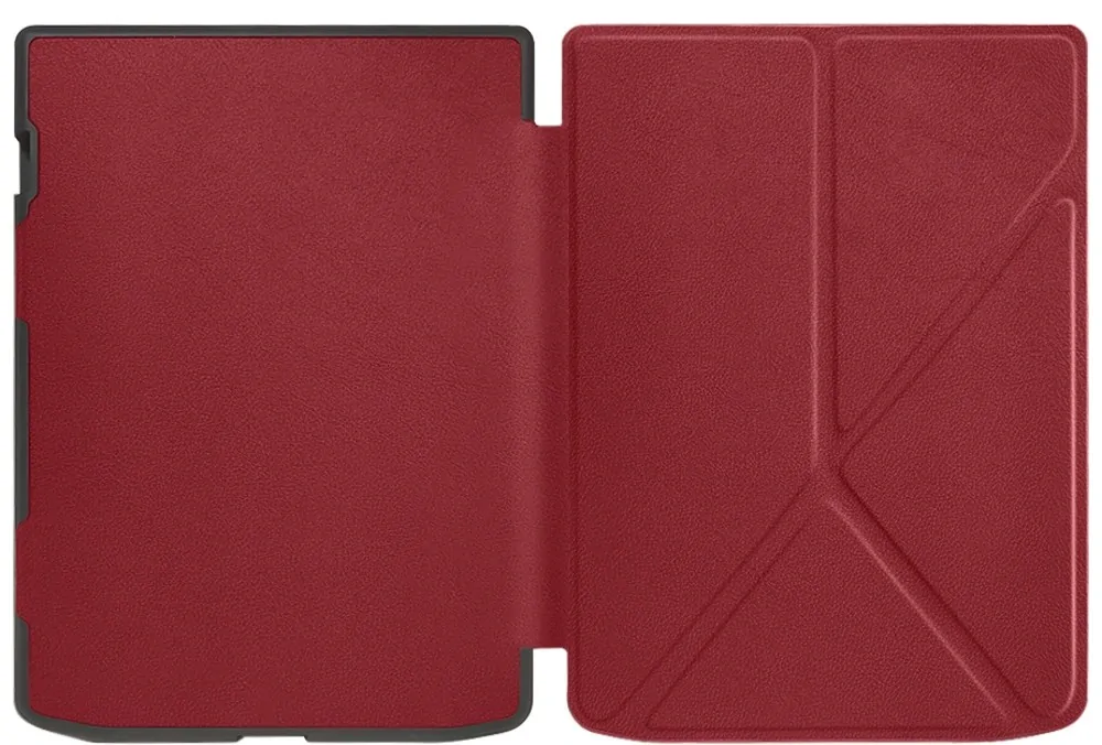 ARMORI STANDER S189, puzdro so stojanom Origami pre Pocketbook 743 G/C/K3 (InkPad4, Color 2, Color 3) - červené