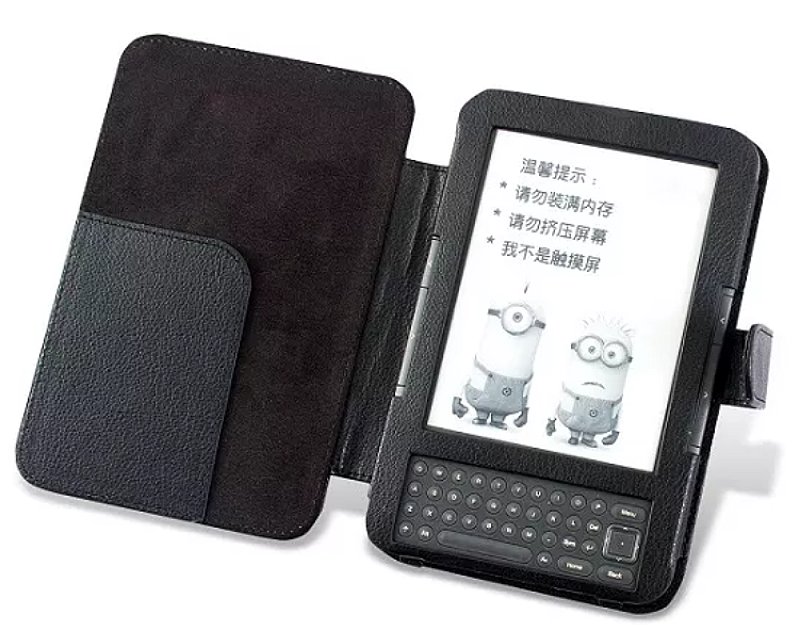 Púzdro FORTRESS FT126 pre Amazon Kindle 3 Keyboard - čierne