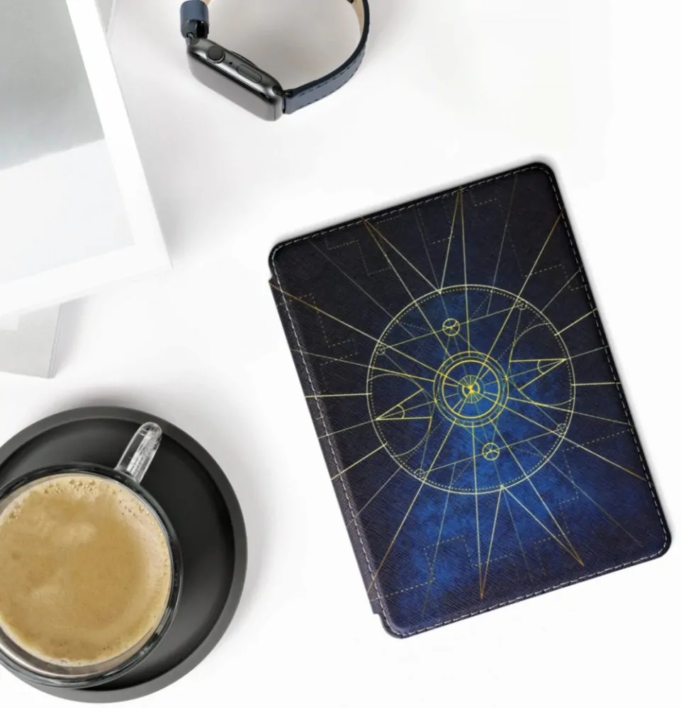 Puzdro KW Mobile - Galactic Compass - KW5781001 - pre Amazon Kindle Paperwhite 5 (2021) - viacfarebné