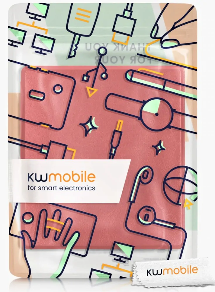 Puzdro KW Mobile - Tribal Red - KW4941736 - pre Amazon Kindle Oasis 2/3 - červené