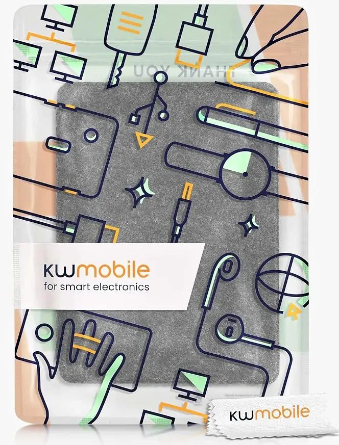 Puzdro KW Mobile Felt Fabric - KW5625919 - pre Amazon Kindle Paperwhite 5 (2021) - šedé