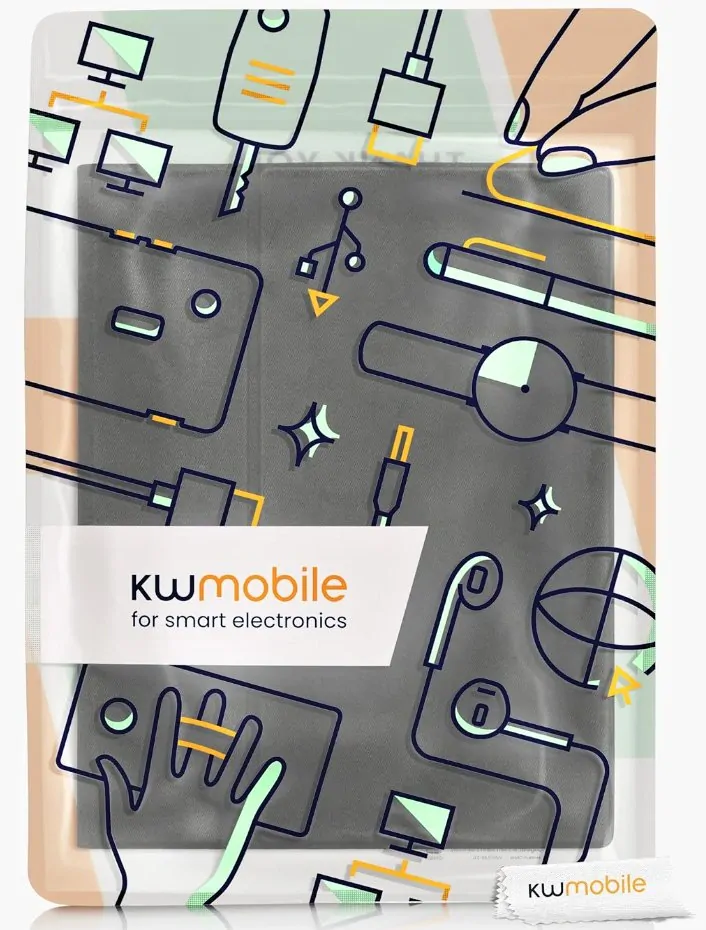 Púzdro KW Mobile Flip Case KW6030701 - Púzdro pre ReMarkable 2 (10,3") - čierne, magnet, stojan, AutoSleep