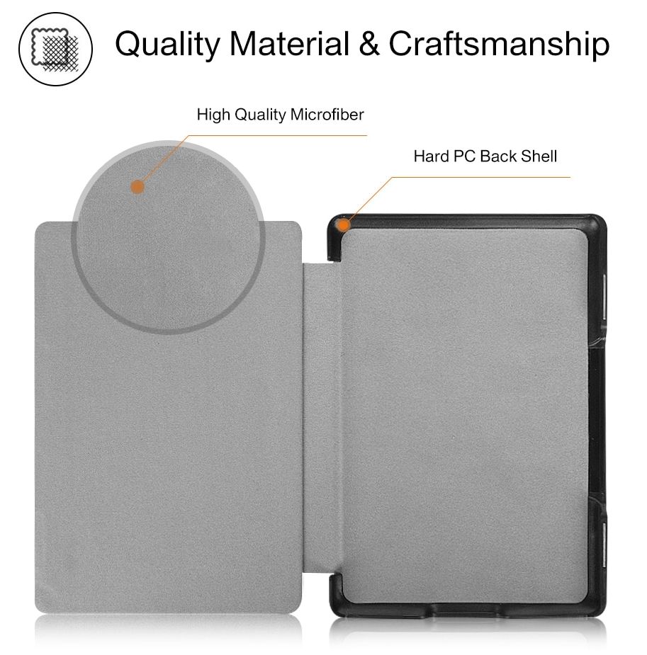 Puzdro Durable Lock K45-04 pre Amazon Kindle 4/5 - červené