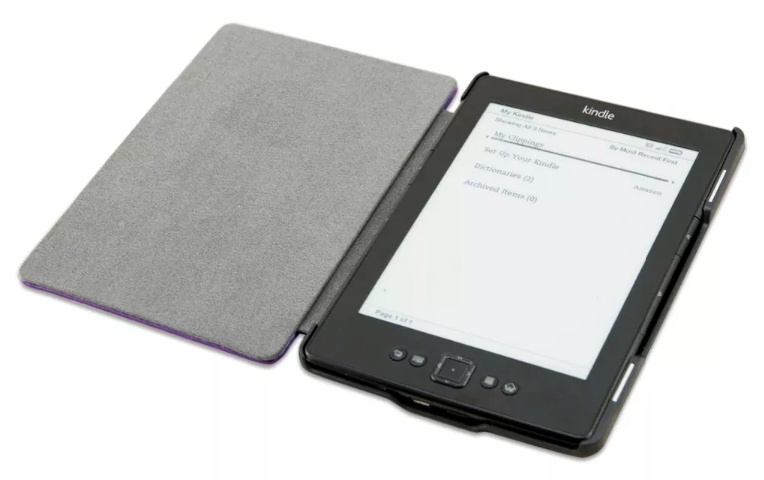Puzdro Durable Lock K45-07 pre Amazon Kindle 4/5 - ružové