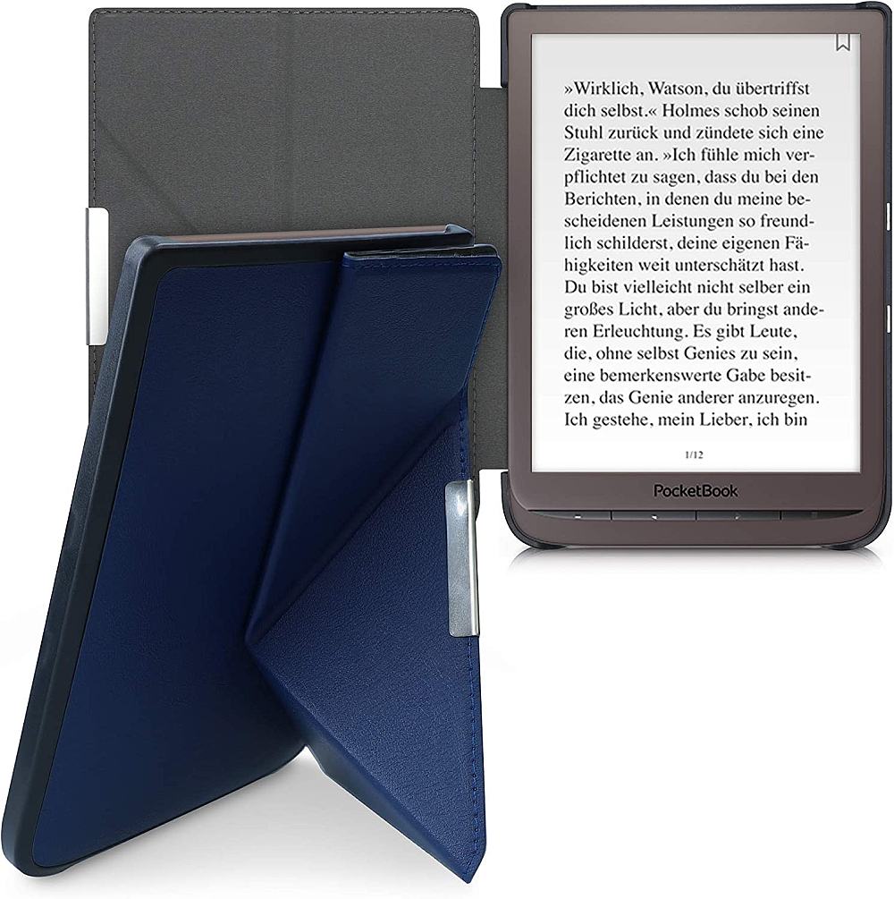 Púzdro KW Mobile - KW4476117 - pre Pocketbook 740/741 - tmavo modré