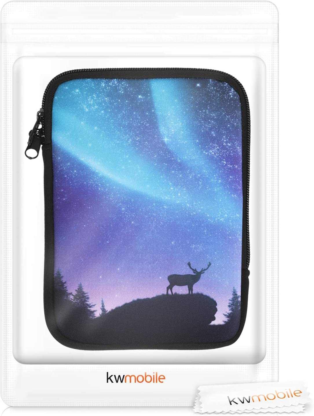 Púzdro KW Mobile Aurora - KW5033504 - Univerzálne púzdro pre čítačky 6" - čierne, modré