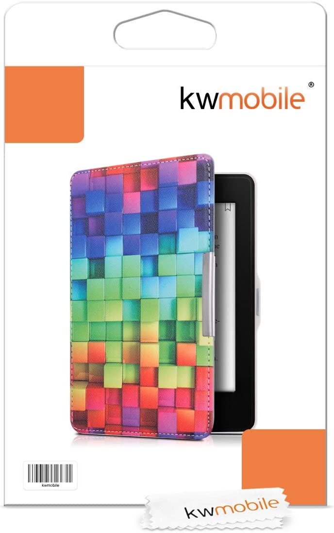 Puzdro KW Mobile - Rainbow Cubes - KW2582404 - pre Amazon Kindle Paperwhite 1/2/3 - viacfarebné