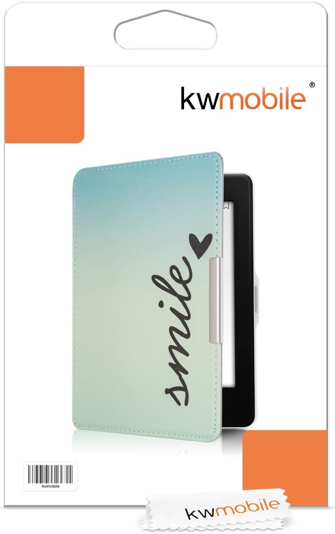 Puzdro KW Mobile - Smile - KW2811803 - pre Amazon Kindle Paperwhite 1/2/3 - tyrkysové