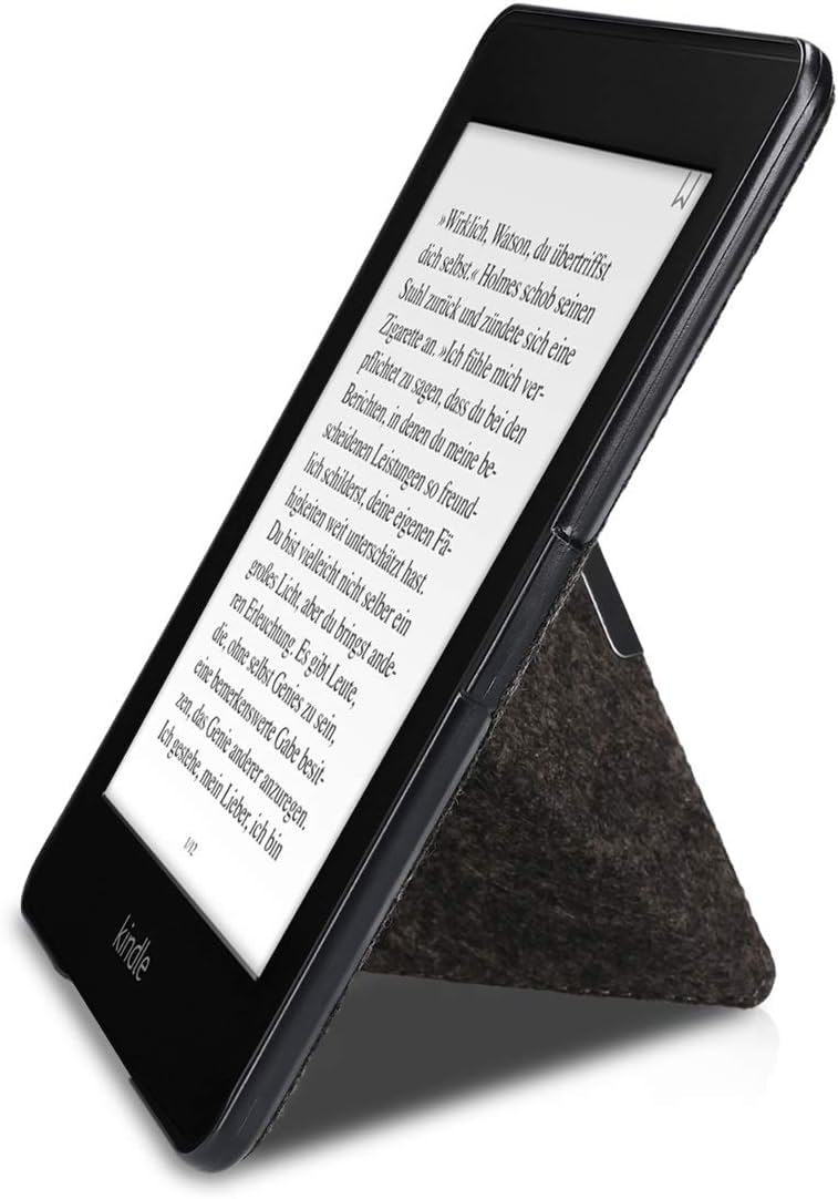 Puzdro KW Mobile - Origami Felt - KW4690801 - pre Amazon Kindle Paperwhite 1/2/3 - tmavo šedé