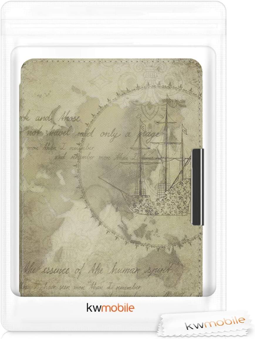 Puzdro KW Mobile - Travel Vintage - KW4664403 - pre Amazon Kindle Paperwhite 4 (2018) - viacfarebné