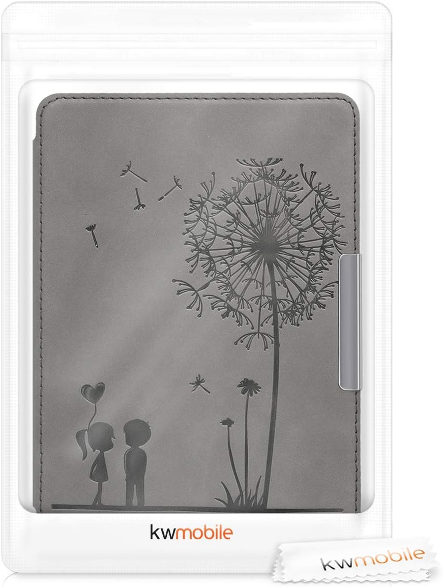 Puzdro KW Mobile - Dandelion Love - KW4897503 - pre Amazon Kindle Paperwhite 4 (2018) - šedé