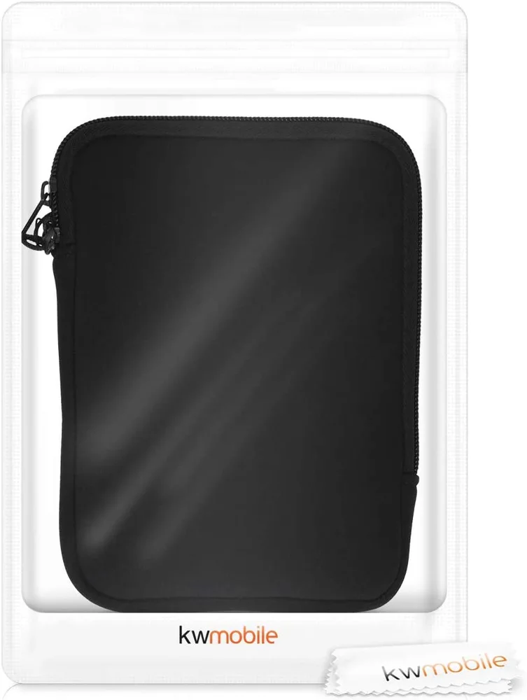 Púzdro KW Mobile Neoprene Zipper - KW5033401 - Univerzálne púzdro pre čítačky 6" - čierne