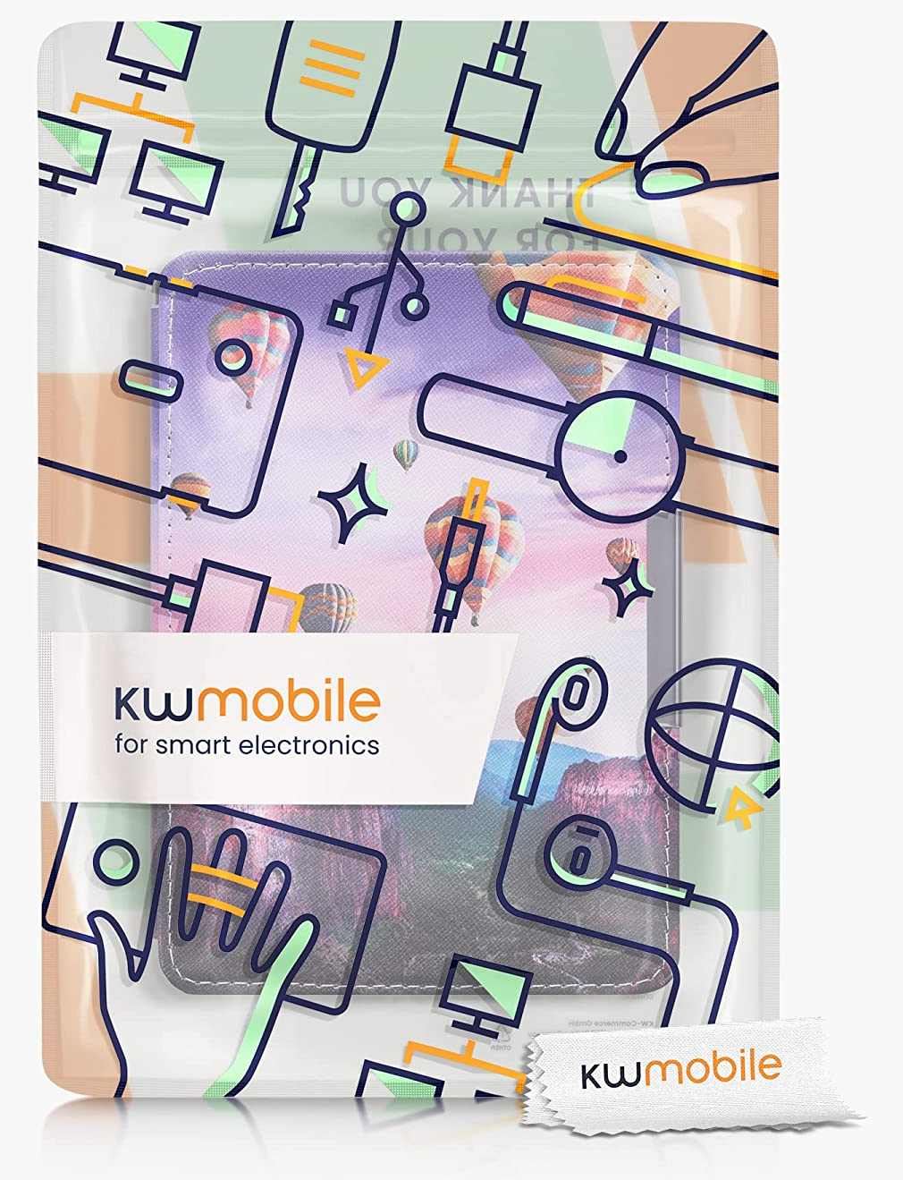 Puzdro KW Mobile - Hot Air Balloons - KW5719401 - pre Amazon Kindle Paperwhite 4 (2018) - viacfarebné