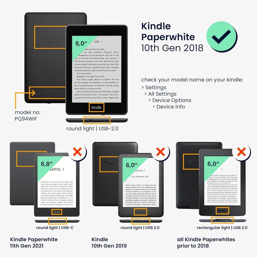 Puzdro KW Mobile - Colorful Blocks - KW5719403 - pre Amazon Kindle Paperwhite 4 (2018) - viacfarebné