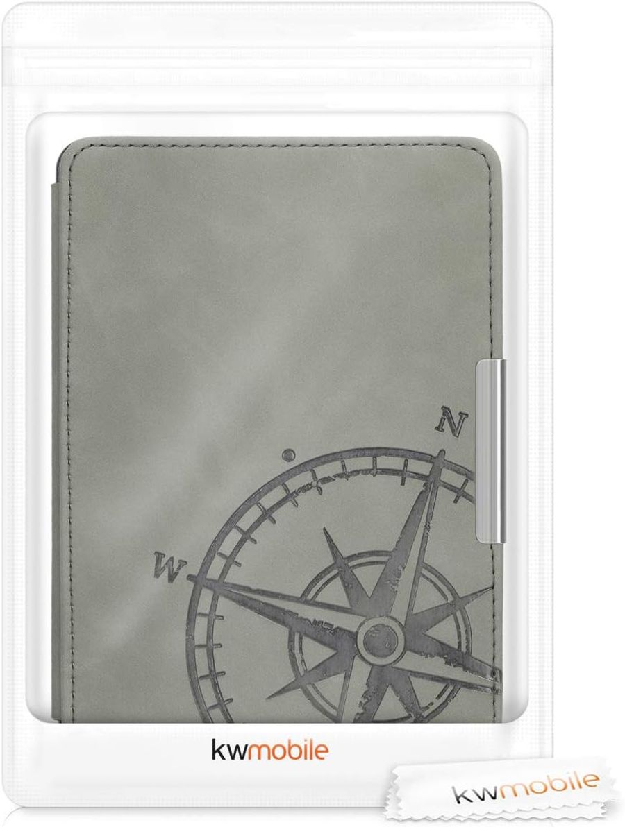 Puzdro KW Mobile - Navigational Compass - KW4974702 - pre Amazon Kindle Paperwhite 1/2/3 - šedé