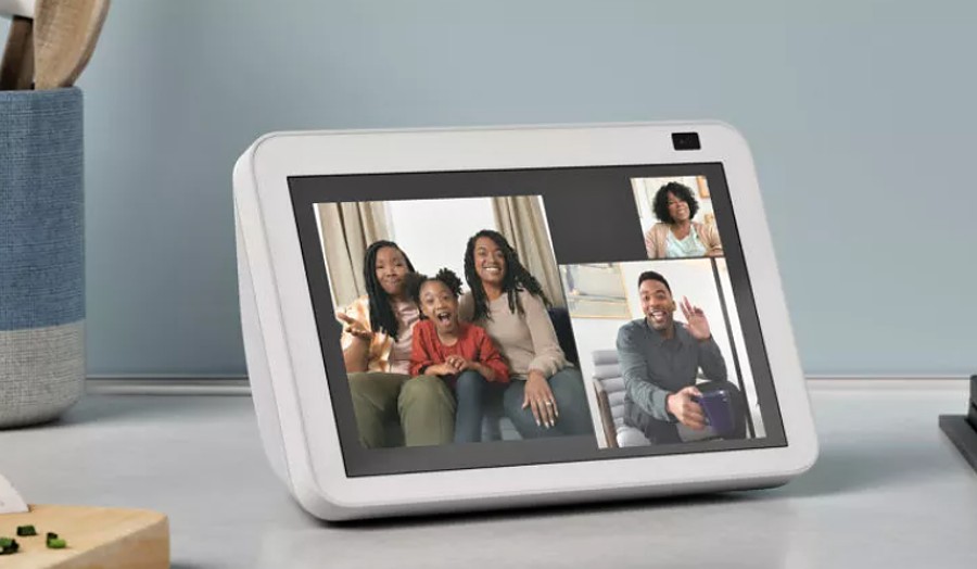 AMAZON ECHO SHOW 8 (2021, 2.GEN) - hlasový asistent s displejom 8" - biely