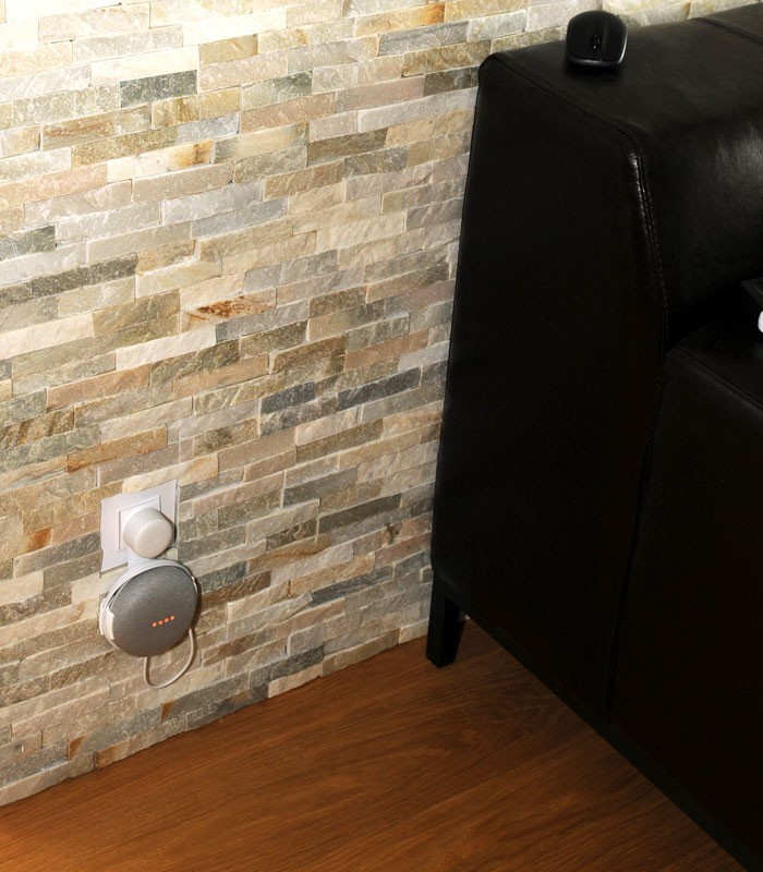 B-SAFE DRŽIAK GOOGLE HOME MINI CHARGER WALL MOUNT, BIELÝ