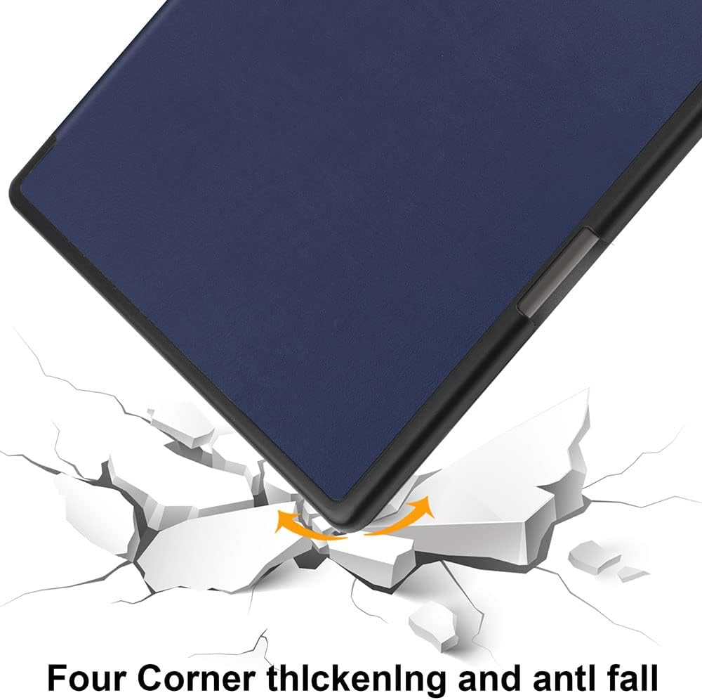 Puzdro Durable Lock Origami DL-203 na Amazon Kindle Scribe - tmavo modré