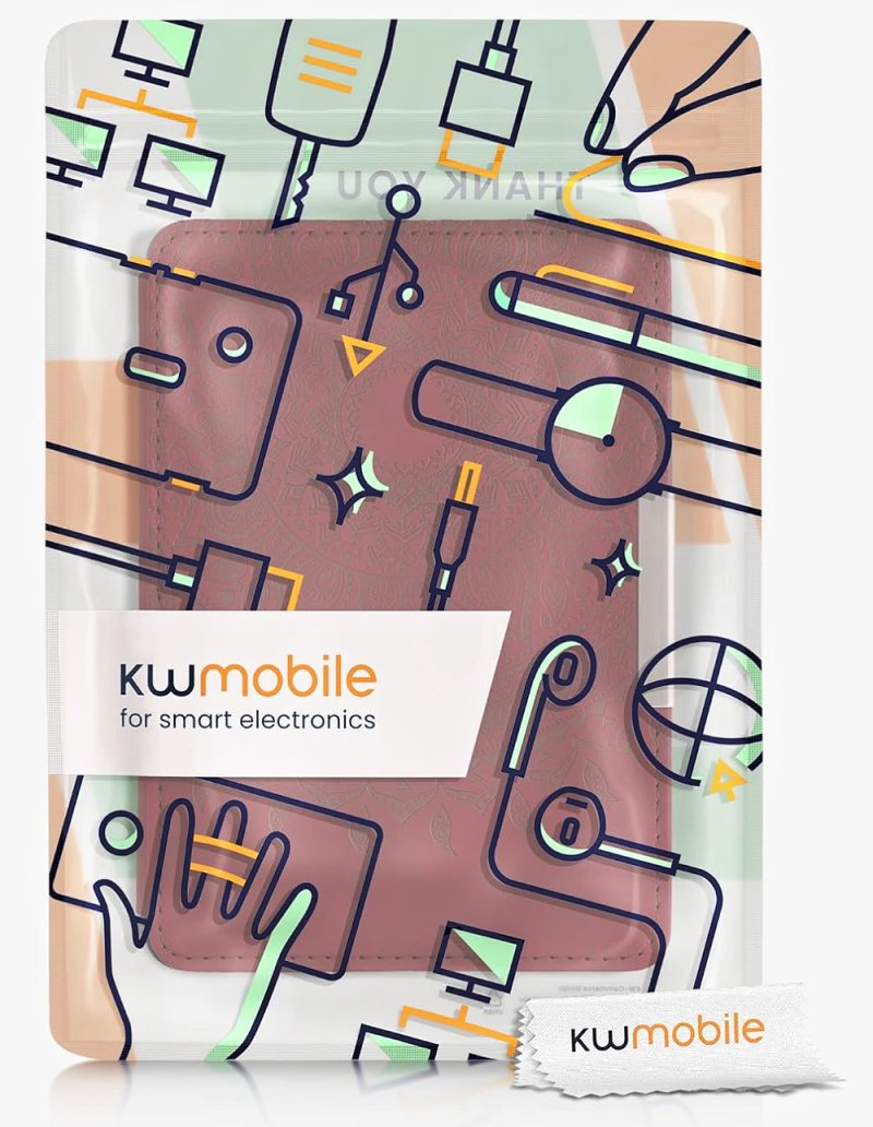 Puzdro KW Mobile - Indian Sun - KW4974722 - pre Amazon Kindle Paperwhite 1/2/3 - tmavo červené