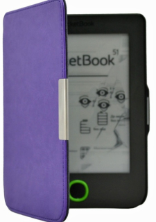 Pocketbook 515 Mini Durable Lock EB03 fialové - púzdro, magnet