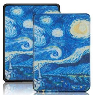 DURABLE LOCK DL-1292 - púzdro pre Amazon Kindle 2020 / 2019 - motív Gogh