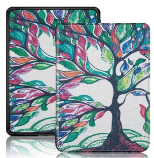DURABLE LOCK DL-1293 - púzdro pre Amazon Kindle 2020 / 2019 - motív Tree