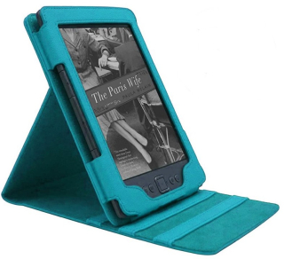 Shield Pro SCA02 Amazon Kindle 4, 5 - polohovateľný stojan, púzdro svetlo modré