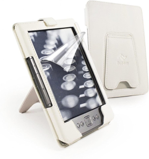 Tuff-Luv Sleek S1L biele - pre Amazon Kindle 4/5 - puzdro, stojan