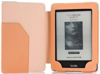 Amazon Kindle 6 FORTRESS FT157 zlaté púzdro - magnet, vrecko