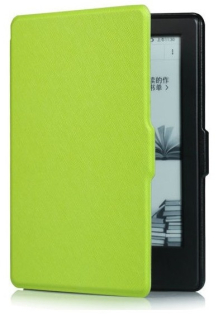 Obal na čítačku Kindle 8 Durable Lock DL409 - zelené, magnetické zatváranie, AutoSleep