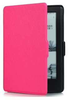 Obal na čítačku Kindle 8 Durable Lock DL408 - tmavo ružové, magnetické zatváranie, AutoSleep