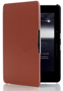 Puzdro Durable Lock pre Amazon Kindle Voyage - hnedé, magnet, AutoSleep