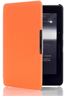 Puzdro Durable Lock pre Amazon Kindle Voyage - oranžové, magnet, AutoSleep