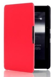 Puzdro Durable Lock pre Amazon Kindle Voyage - červené, magnet, AutoSleep