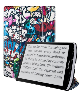 Obal na čítačku Pocketbook InkPad X 1040 - B-SAFE 1327 - Comics, magnetické zatváranie, stojan, AutoSleep