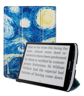 Obal na čítačku Pocketbook InkPad X 1040 - B-SAFE 1326 - Gogh, magnetické zatváranie, stojan, AutoSleep