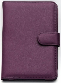 Obal na čítačku Pocketbook 614 / 615 / 622 / 623 / 624 / 625 / 626 / 631 / 640 / 641 - FORTRESS FT141, fialové, magnet