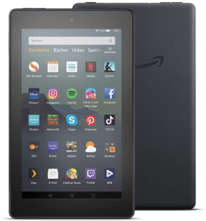 Amazon Kindle Fire 7 - 32 GB, WiFi, Bluetooth, IPS displej, čierny