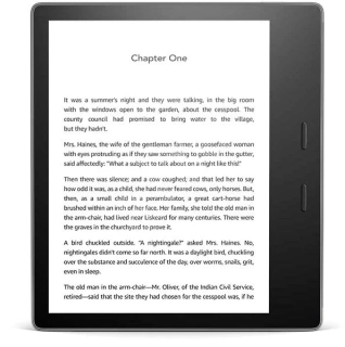 Amazon Kindle Oasis 3 - bez reklám, sivý - 32 GB, WiFi, Bluetooth, IPX8