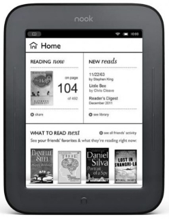 Barnes & Noble Nook Simple Touch - 2 GB, WiFi, čierny