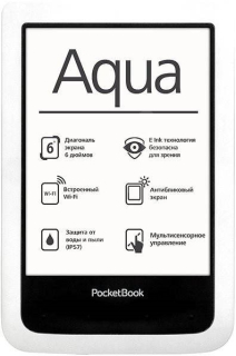 PocketBook 640 Aqua - 4GB, WiFi, vodotesný, biely