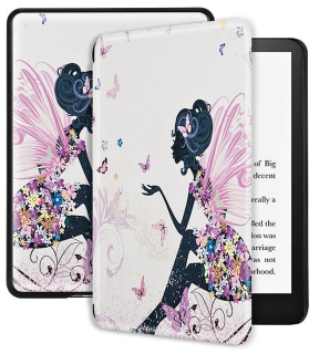 Puzdro Durable Lock K22-20 pre Amazon Kindle 2022 (11. gen) - Black Fairy